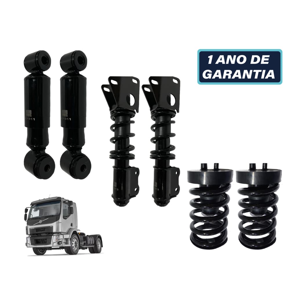 Conjunto Amortecedores Cabine Conforto Volvo VM