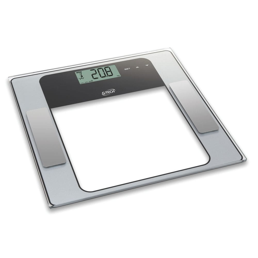 Balança Corporal Digital Bioimpedância G-tech Glass 7 Fw Transparente Até 150 Kg
