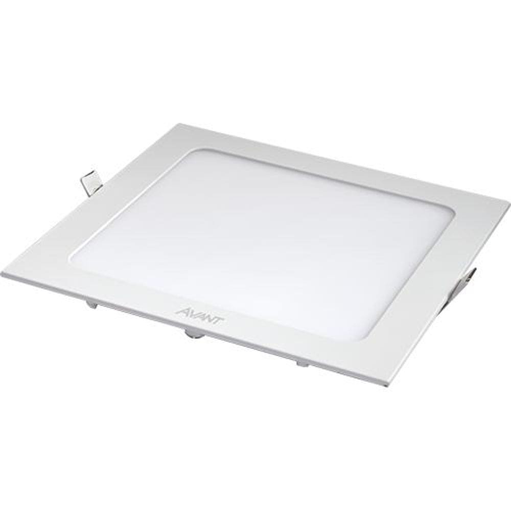 Luminária Quadrada Embutir 12W 960Lm Bivolt 4000K 17X17Cm