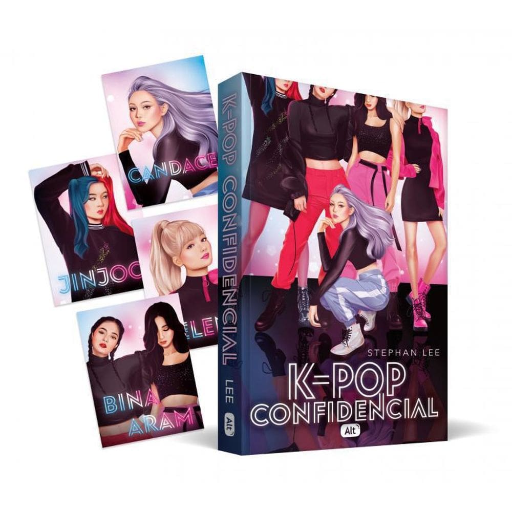 Livro K-Pop Confidencial + Brindes Cards Exclusivos