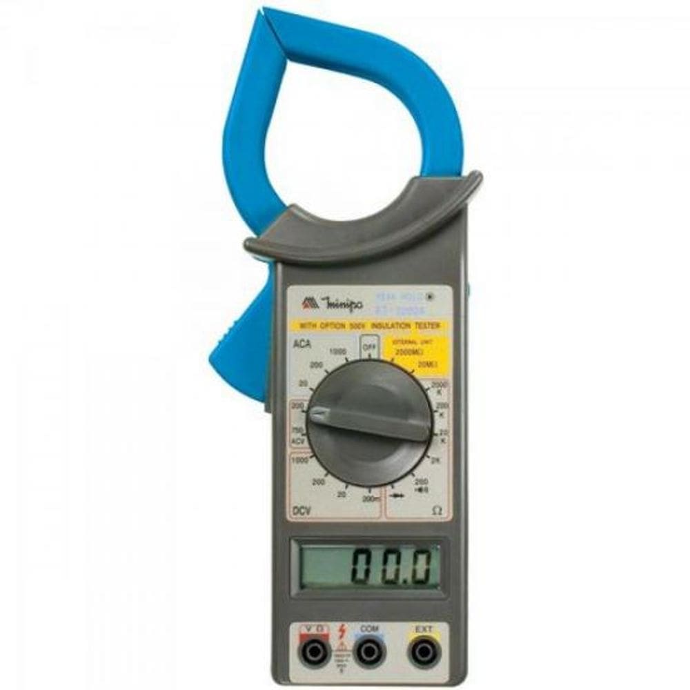 Alicate Amperímetro Digital Et-3200A Azul/Cinza Minipa