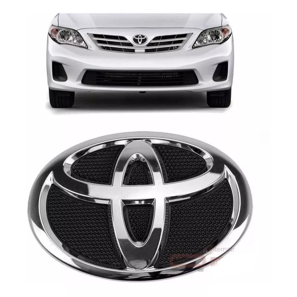 Emblema Dianteiro Grade Logo Toyota Corolla 2009/2013