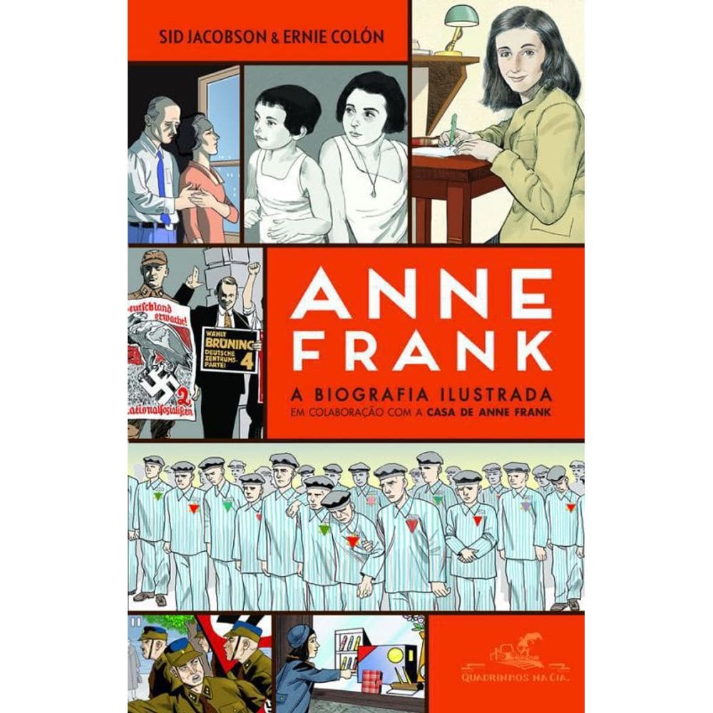 Livro Anne Frank - A Biografia Ilustrada
