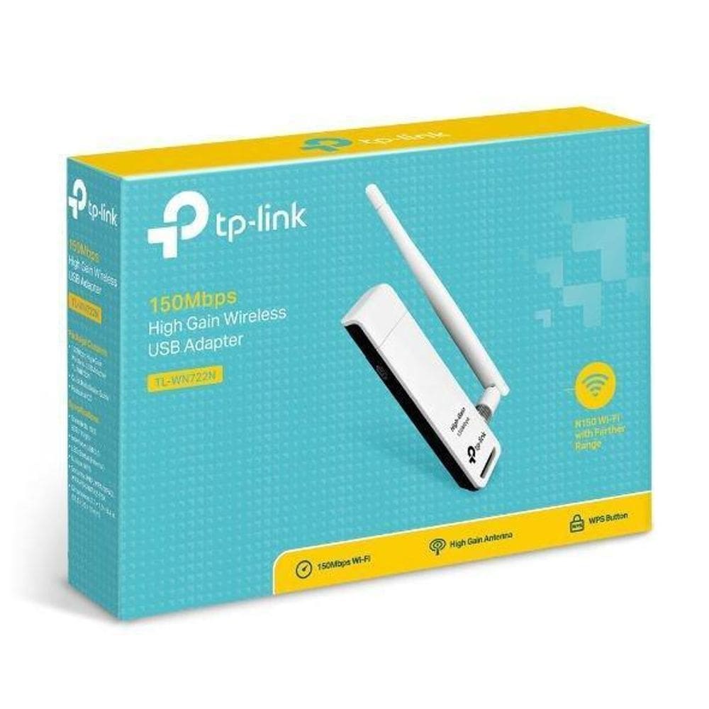 Adaptador Usb Wireless N De Alto Ganho De 150Mbps-Tp-Link