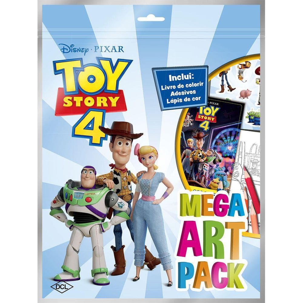 Livro Infantil Colorir Toy Story Super Color Pack