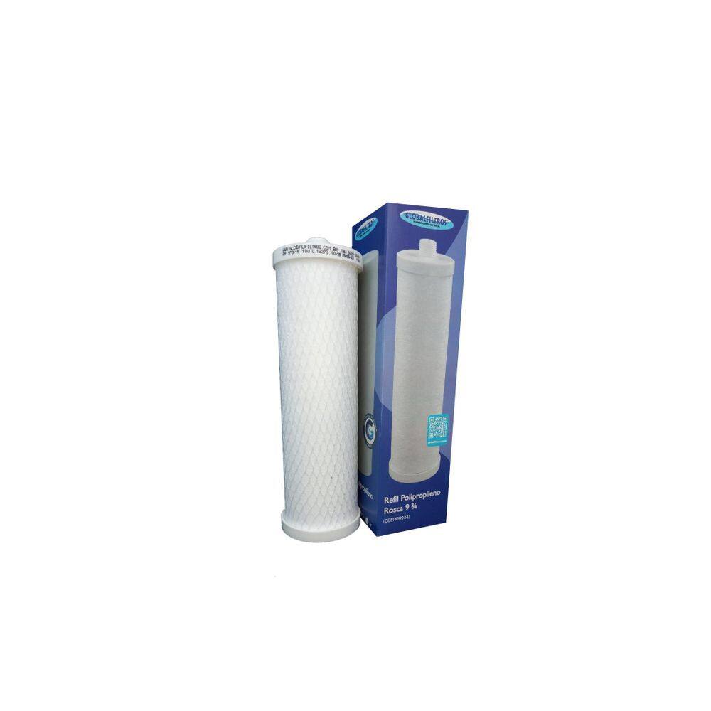 Refil Polipropileno Para Filtro De Água 9 3/4 - Rosca 1/2