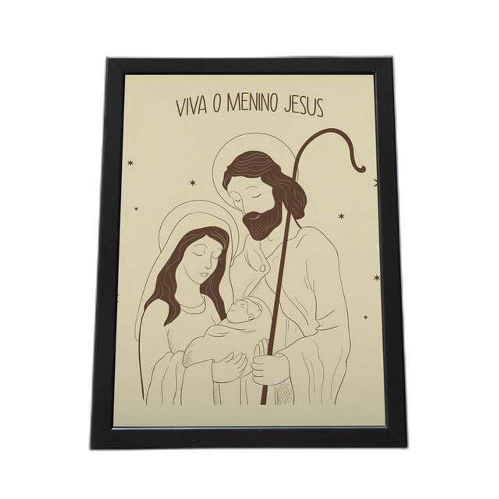 Quadro Com Moldura Religião Cristã 016 Religiao-016-M1