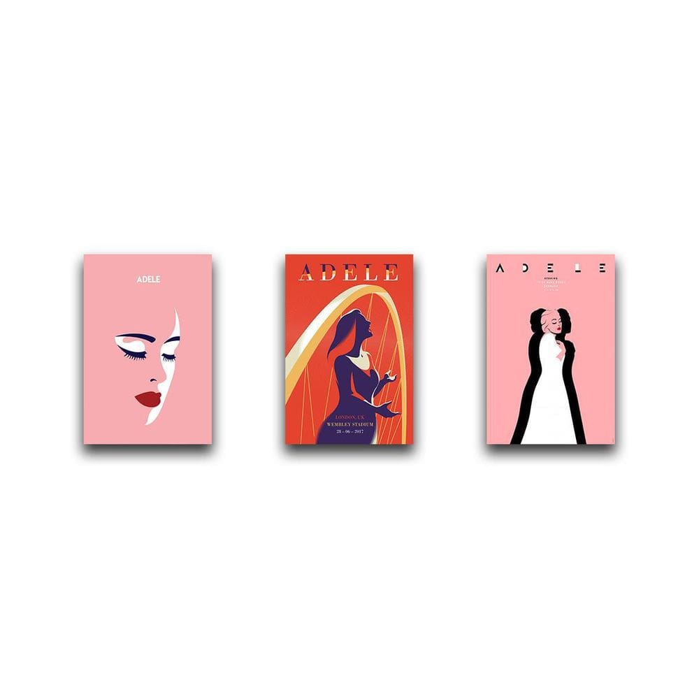 Placas Decorativas Cantora Adele Mdf