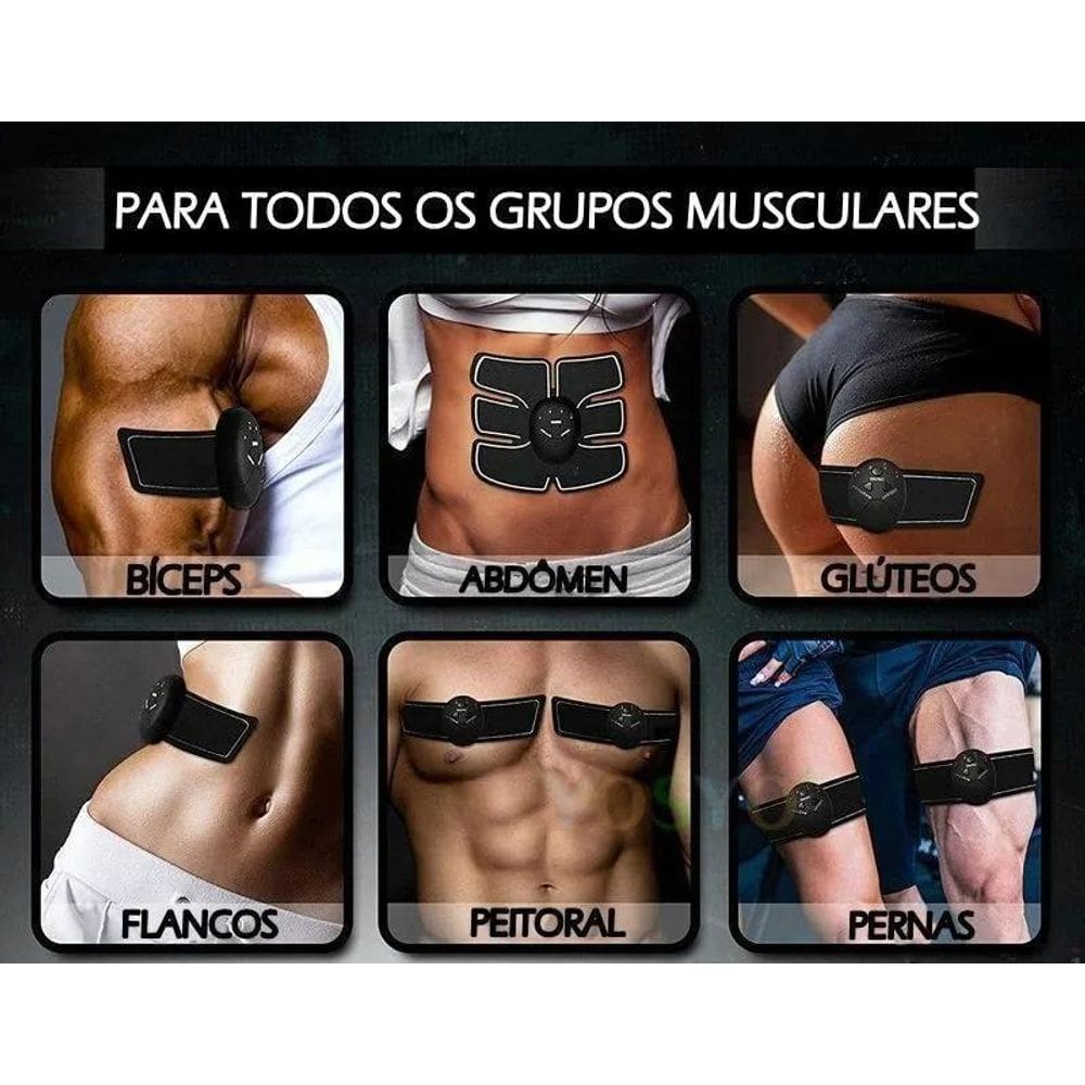 Ems Estimulador Muscular Aparelho Abdômen Tonificador