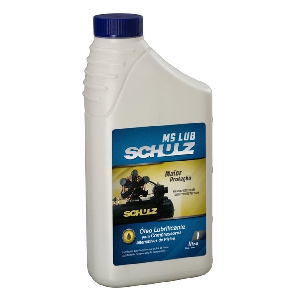 Óleo Mineral Compressores de Ar MS Lub Schulz 1 litro No