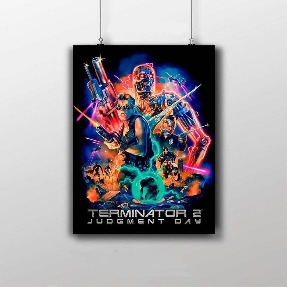 Placa Decorativa Exterminador Do Futuro - Dia Do Julgamento