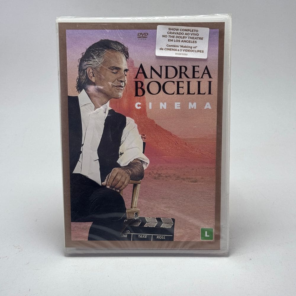 Dvd Andrea Bocelli - Cinema