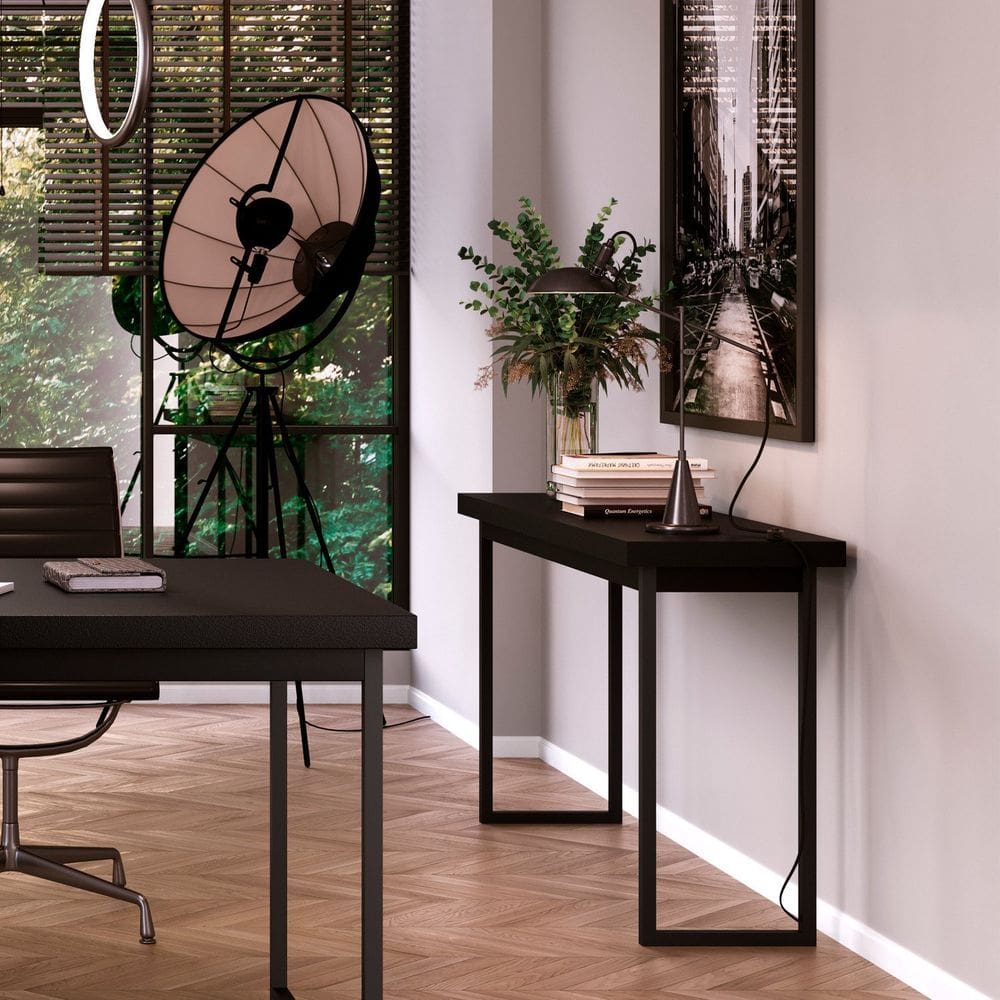Aparador para Sala de Estar Oxford 110cm Preto
