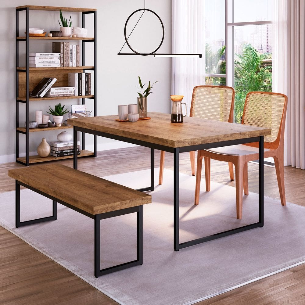 Mesa para Cozinha Oxford 160 Cm X 90 Cm Woodmel
