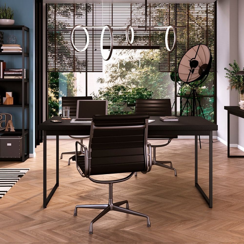Mesa para Cozinha Oxford 180 Cmx 90 Cm Preto