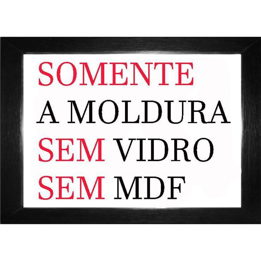 Kit Com 10 Molduras Preta Tamanho A4 Somente A Moldura