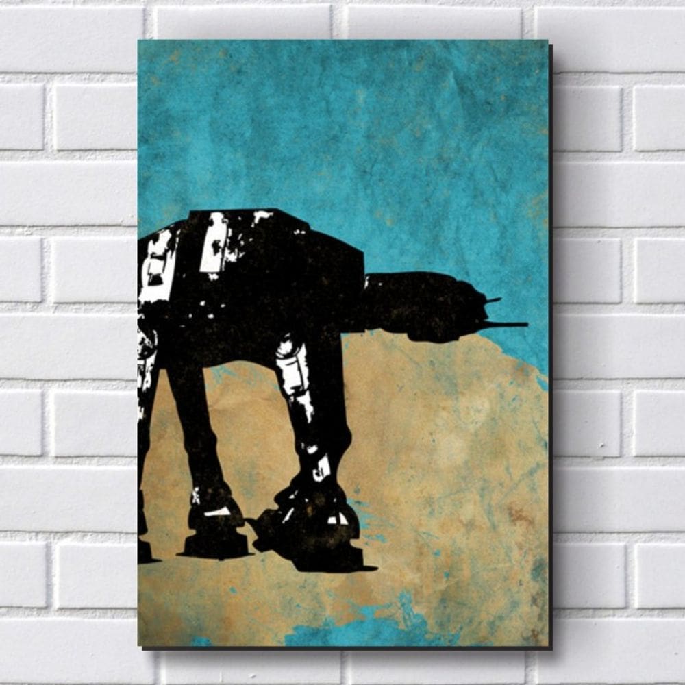 Placa Decorativa - Modelo P95 - Star Wars 30X20Cm Em Mdf
