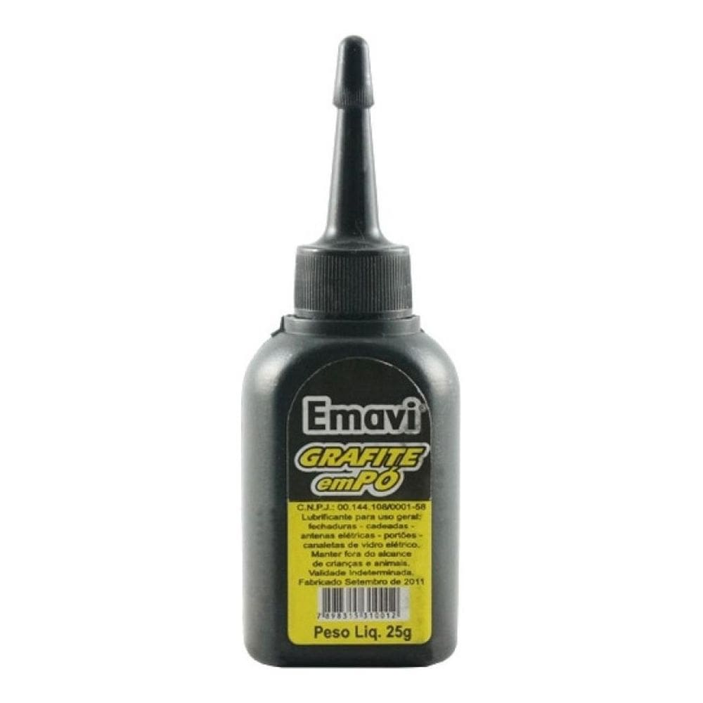Kit 3 Grafite Em Pó Lubrificante Uso Geral 24G Emavi