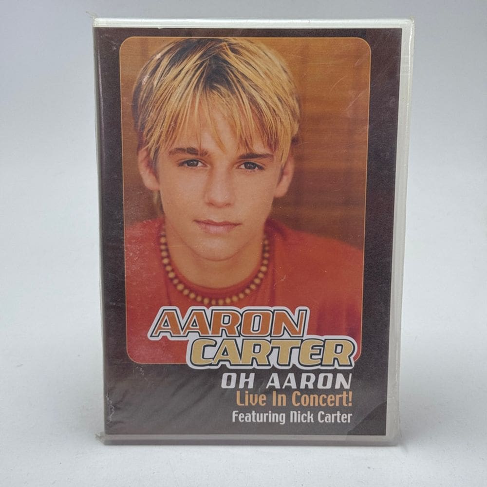 Dvd Aaron Carter - Oh Aaron Live Conc-c/ Nick Backstreet Boy