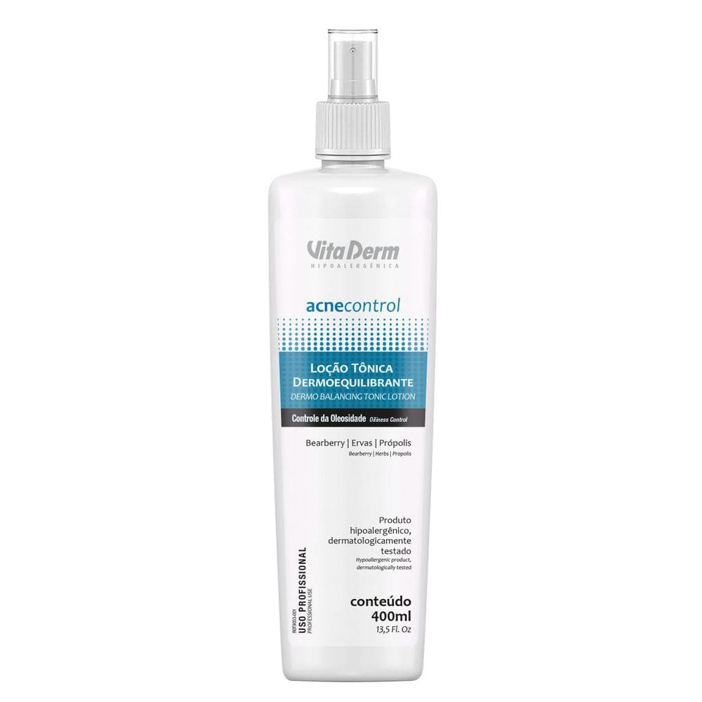 Loção Tônica Dermoequilibrante Vita Derm 400Ml