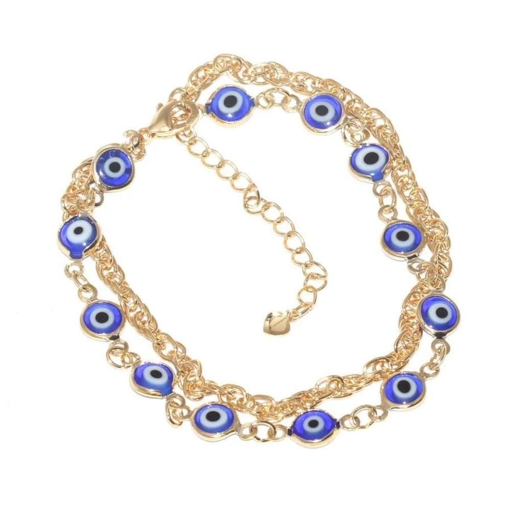 Pulseira Armazem Rr Bijoux Correntes Olho Grego