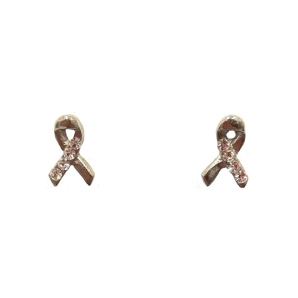 Brinco Armazem Rr Bijoux Laço Com Cristais Prata