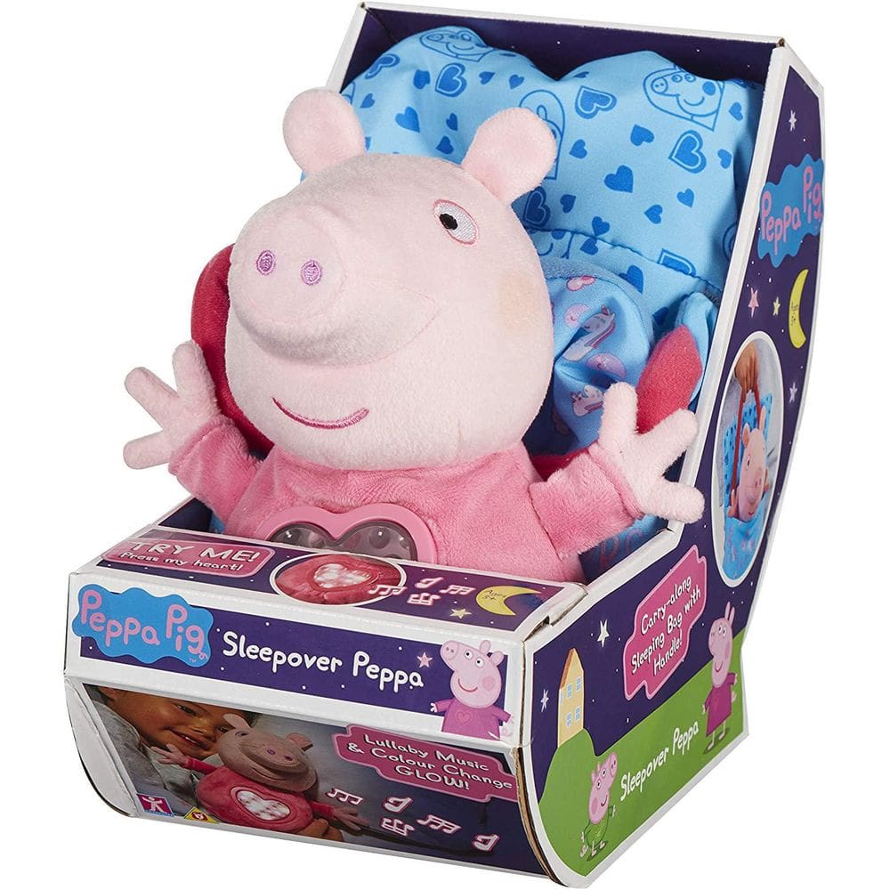 Boneca Peppa Pig Pelúcia Com Mecanismo Hora De Dormir 2327