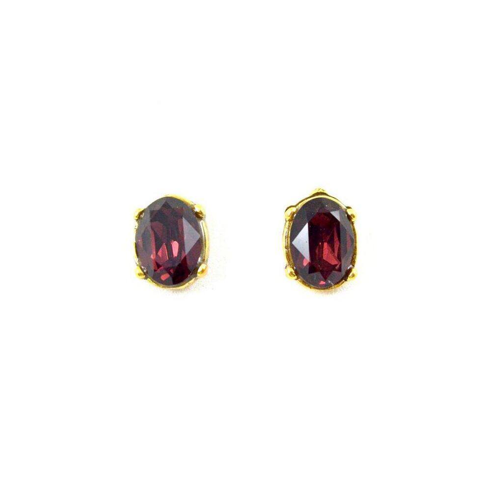 Brinco Armazem Rr Bijoux Swarovski Vermelho