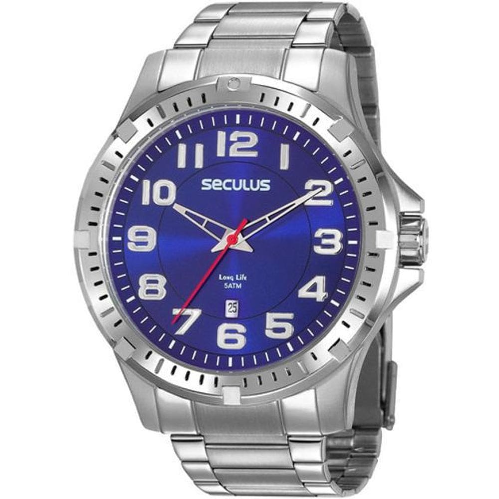 Relógio Seculus Masculino Long Life 20787G0Svna4