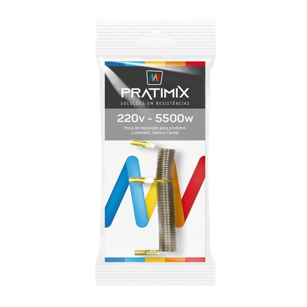Resistência Chuveiro/Torneira Pratimix 3 Temperaturas 220X5500W Tipo L