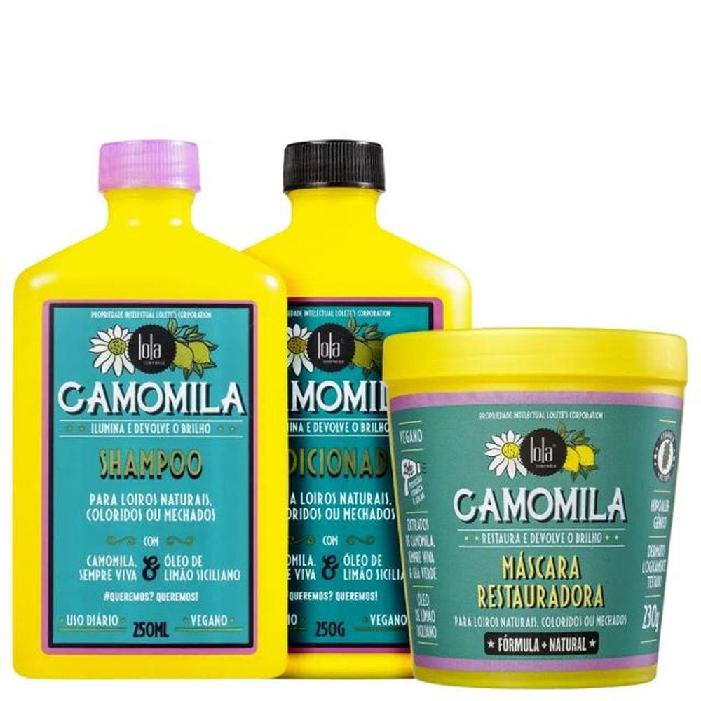 Lola Camomila - Kit 3 Produtos