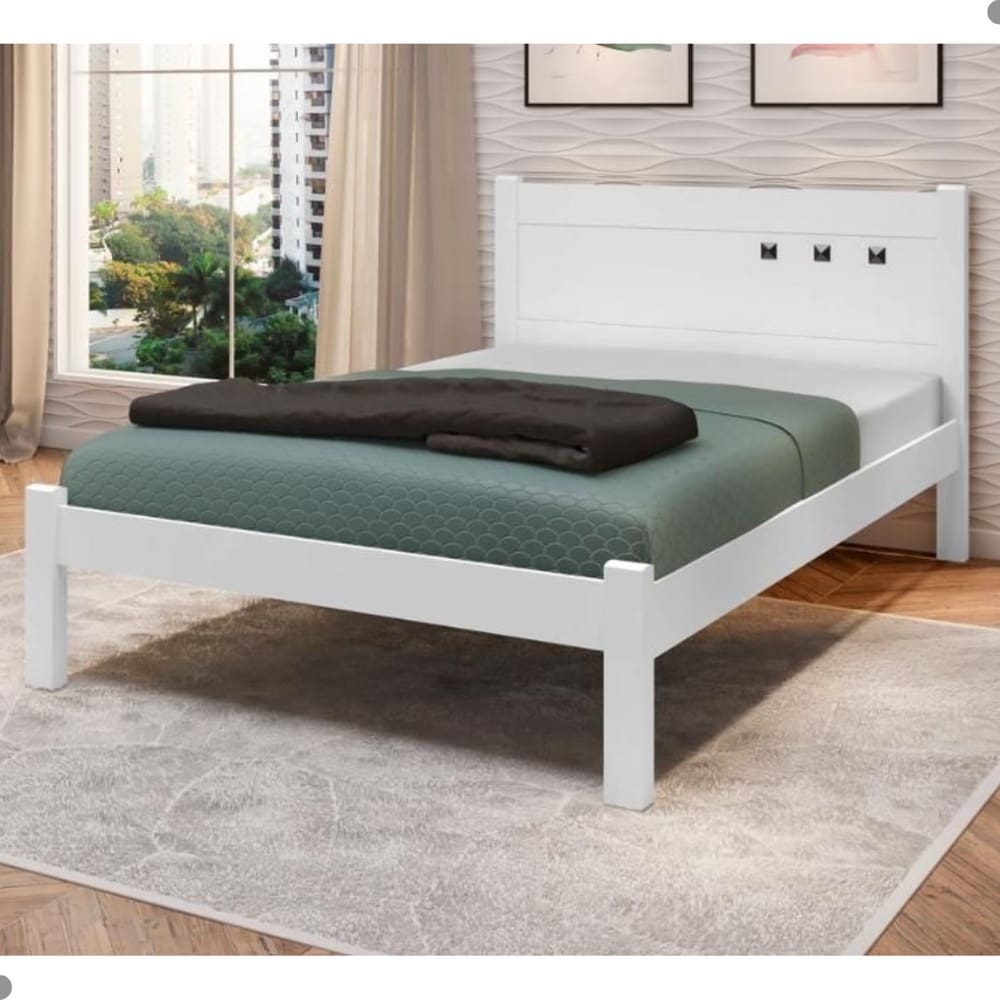 Cama Casal Paola II Branco