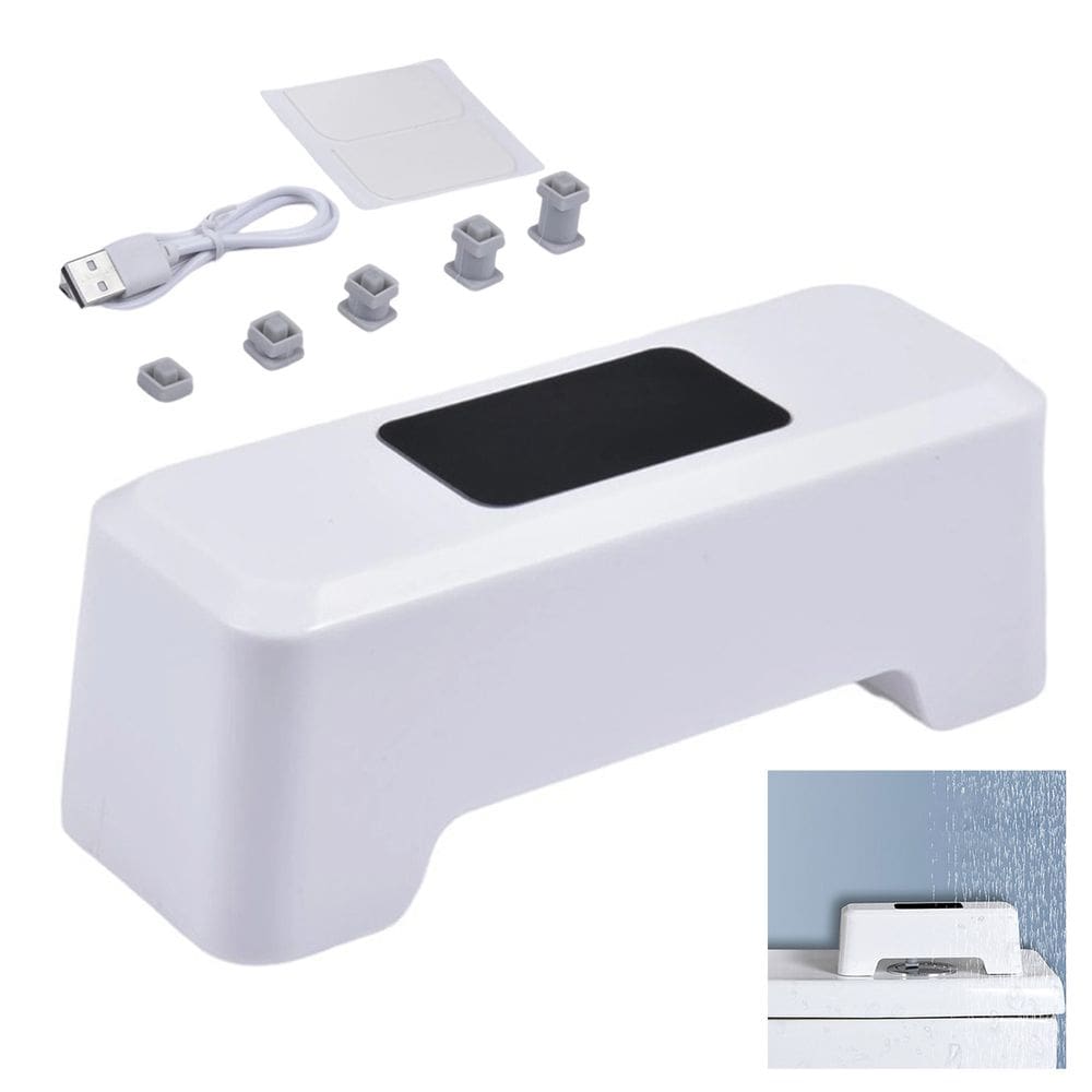 Sensor de Descarga Automatico Inteligente USB Bateria Recarregavel Sanitario Privada Vaso Banheiro