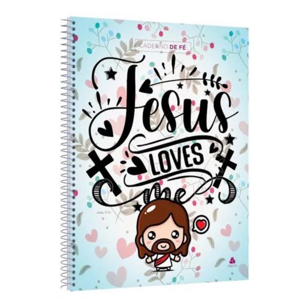 Caderno De Fe - Jesus Loves Me: Caderno De Fé - Jesus Loves Me, De Editora Hagnos. Religião, Vol. Cristianismo. Editoria