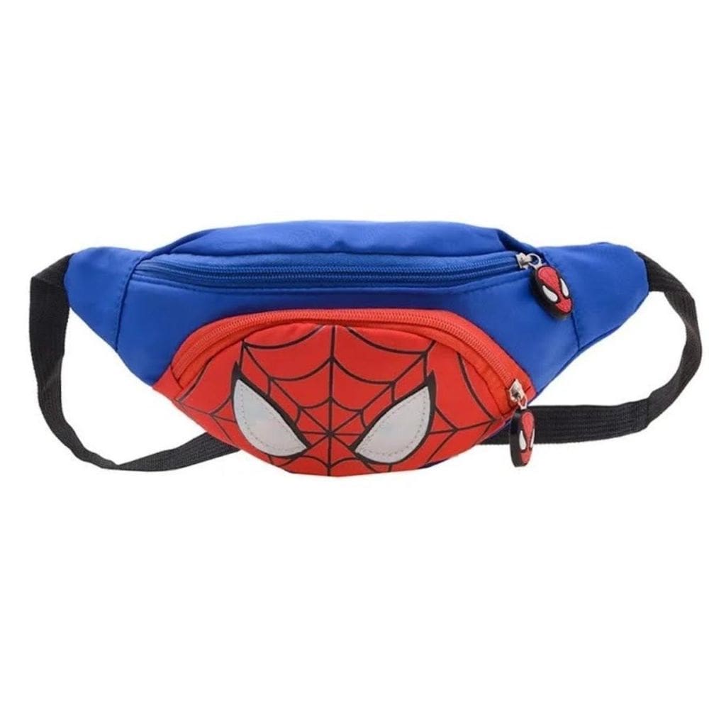 Pochete Infantil Homem Aranha Bolsa Cintura Escolar Mochila