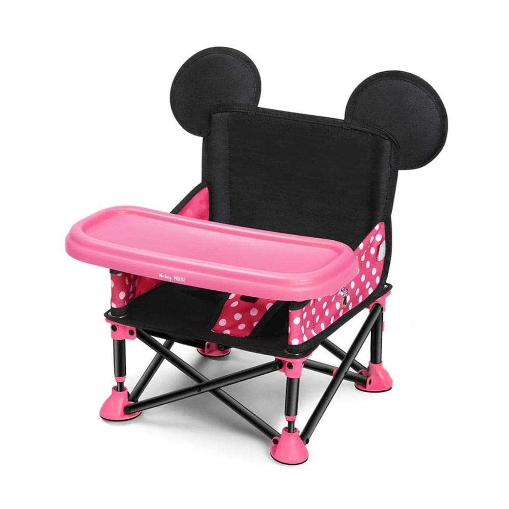 Cadeirinha de Alimentação Cadeira PopCorn Infantil Bebê +6M 15Kg Portátil Minnie Mickey Multikids