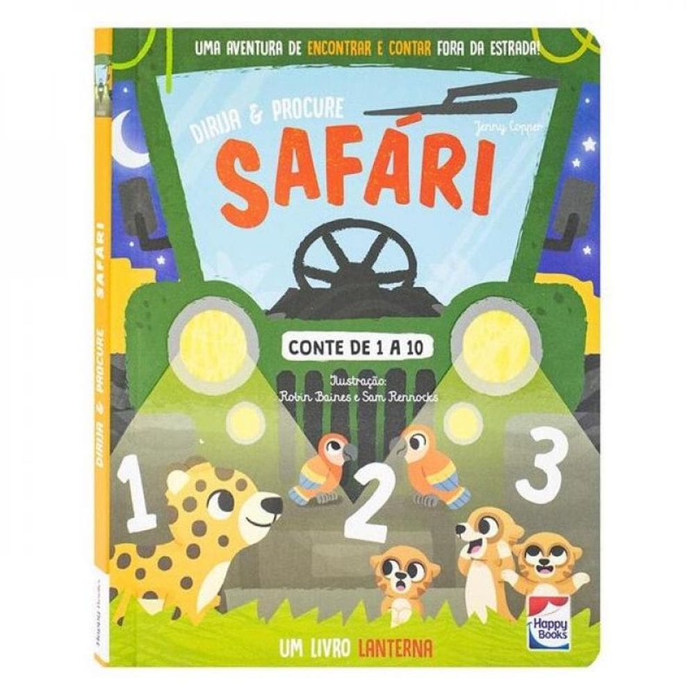 Dirija & Procure - Livro Lanterna: Safari