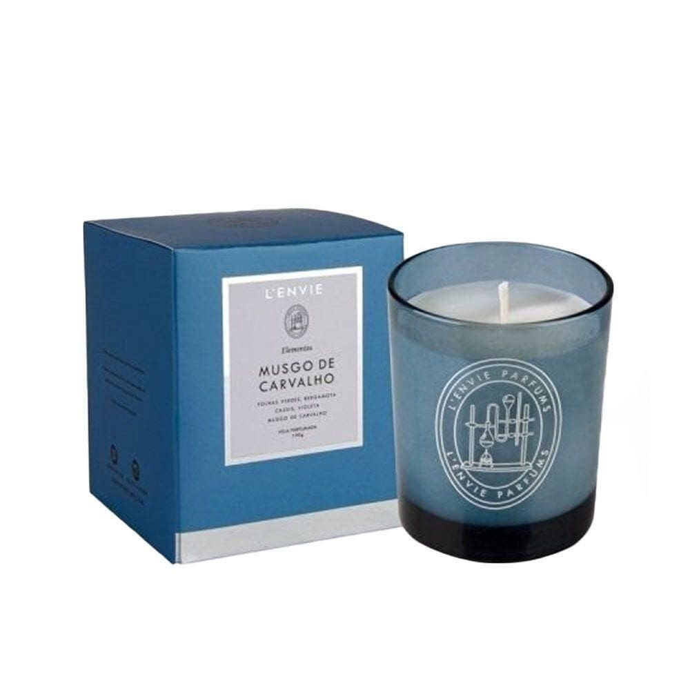 Vela Perfumada Musgo De Carvalho Lenvie 210g