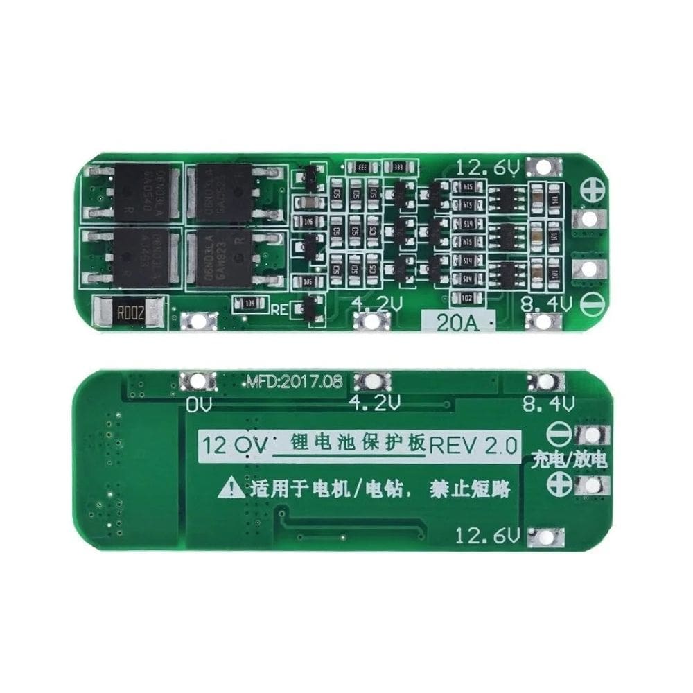 Placa de Proteção para Bateria 18650 3s 20a BMS