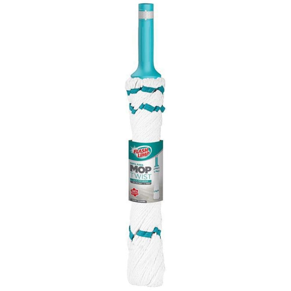 Refil Mop Twist Esfregão Microfibra Rodo Retratil Flash Limp