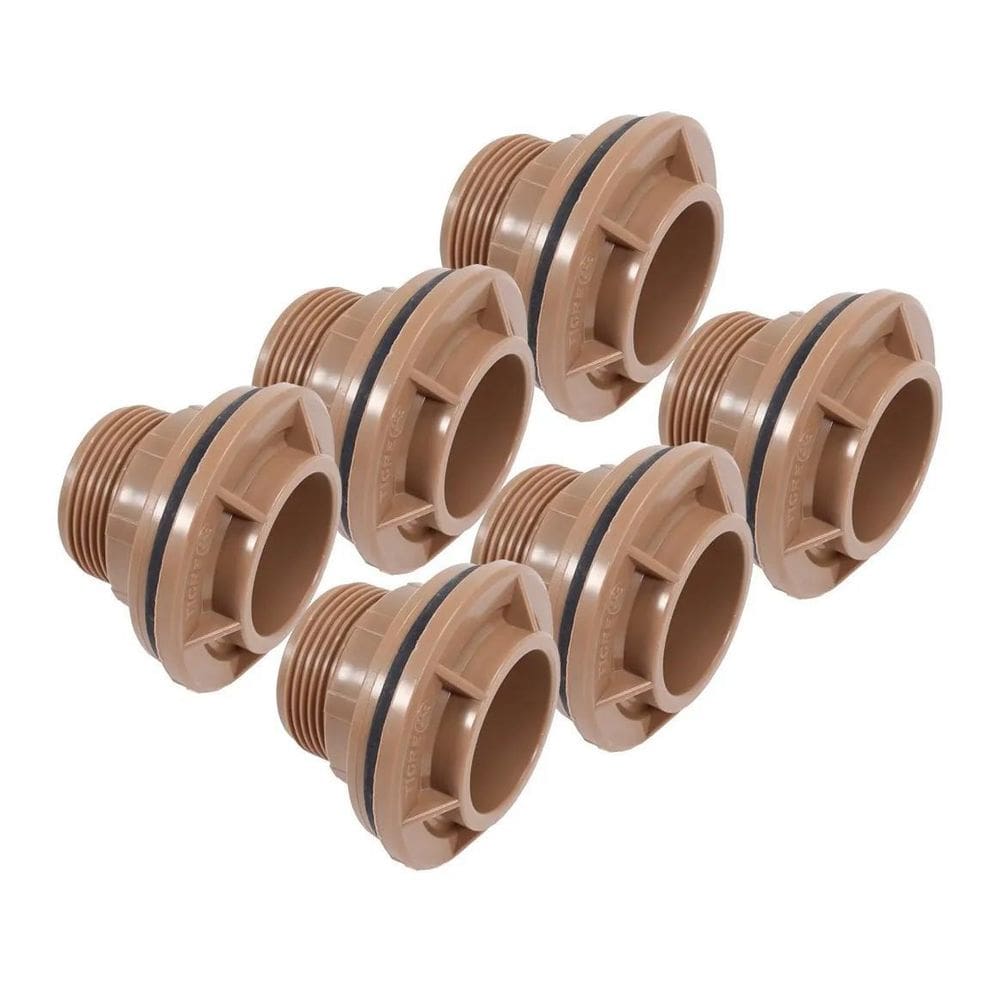 Kit 6 Un Adaptador Roscável Flange 25Mm 3/4`` Tigre
