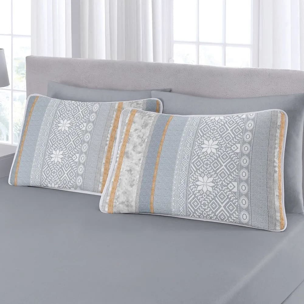 Jogo De Cama King Malha 3 Pcs