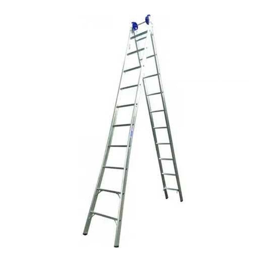 Escada Aluminio Extensiva 9 Degraus Real