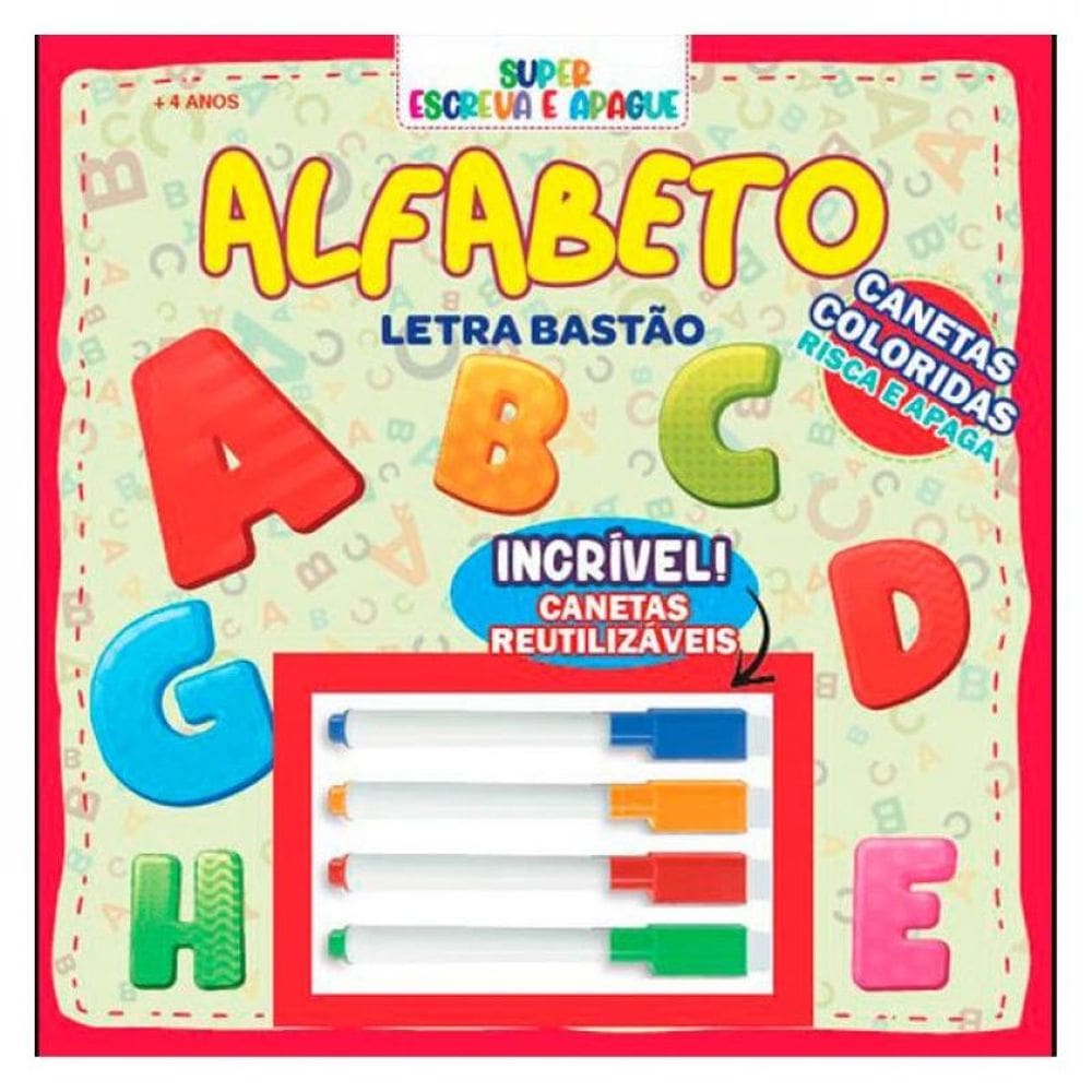 Super Escreva E Apague - Alfabeto