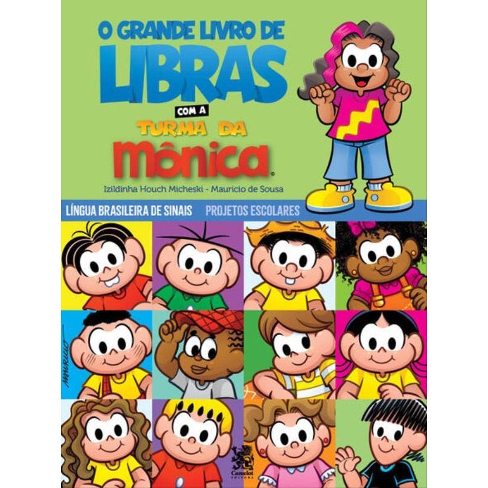 O Grande Livro De Libras Com A Turma Da Mônica