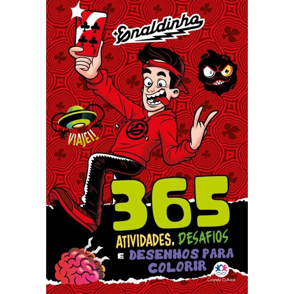 Enaldinho - 365 atividades, desafios e desenhos para colorir | Extra
