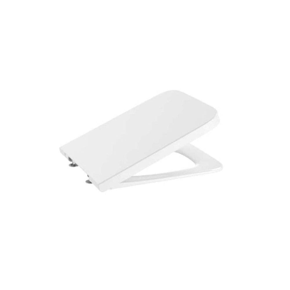 Kit 3 Assentos Sanitário com Queda Amortecida Inspira Square Roca Branco Brilhante