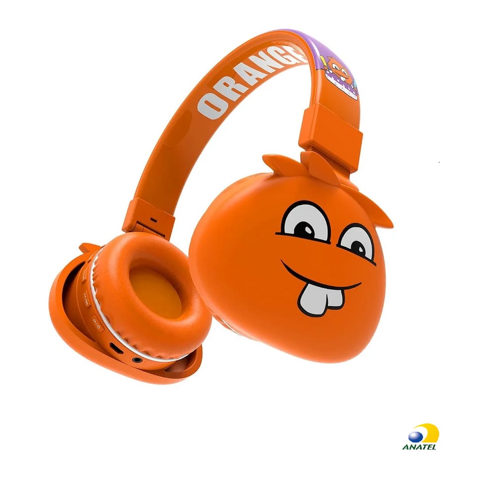 Headset Fone Infantil  Bluetooth Monsters Cartoon Sem Fio para Crianças