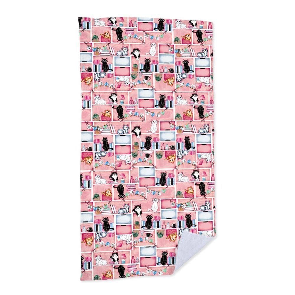 Toalha De Praia Estante De Gatos