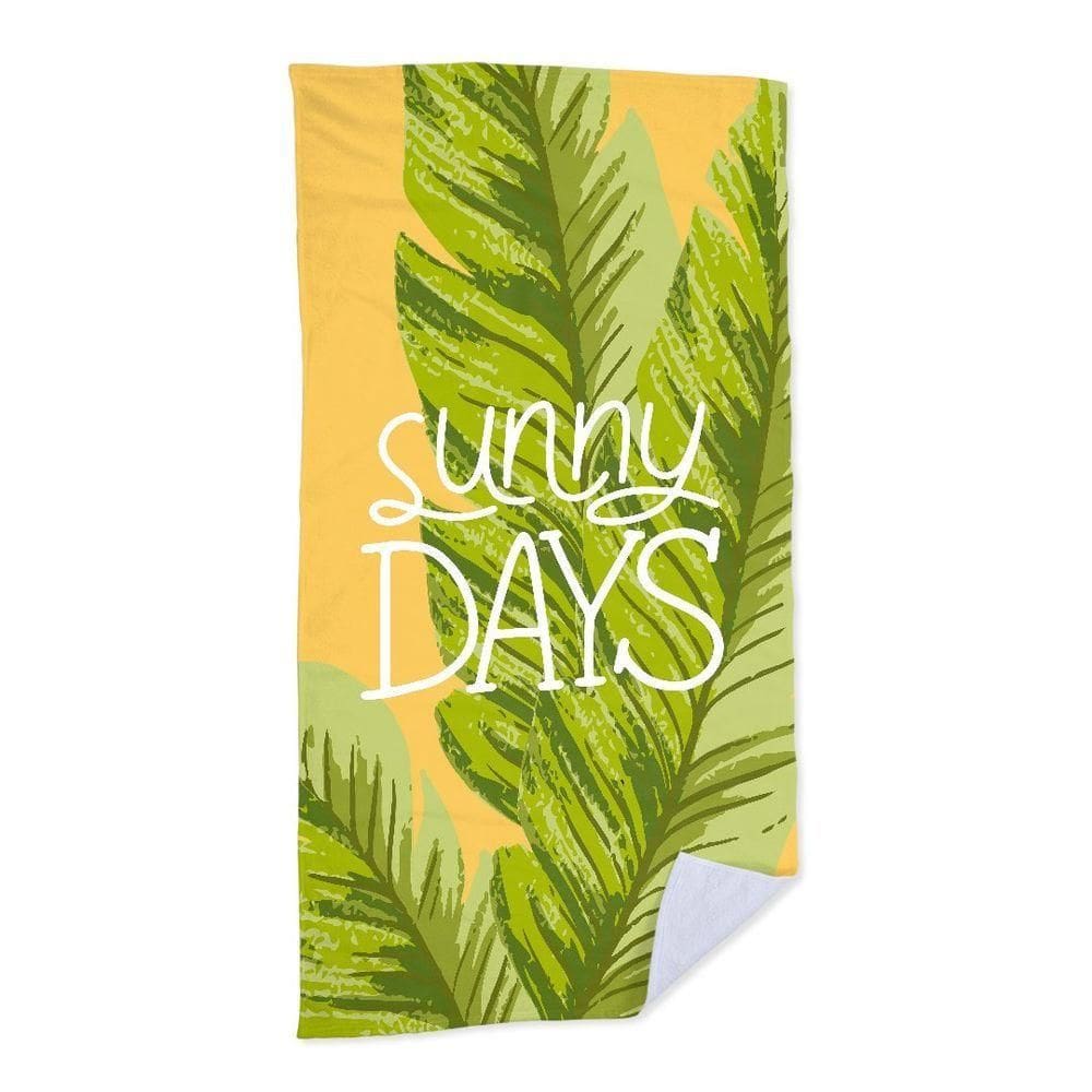 Toalha De Praia Leaf Sunny Days